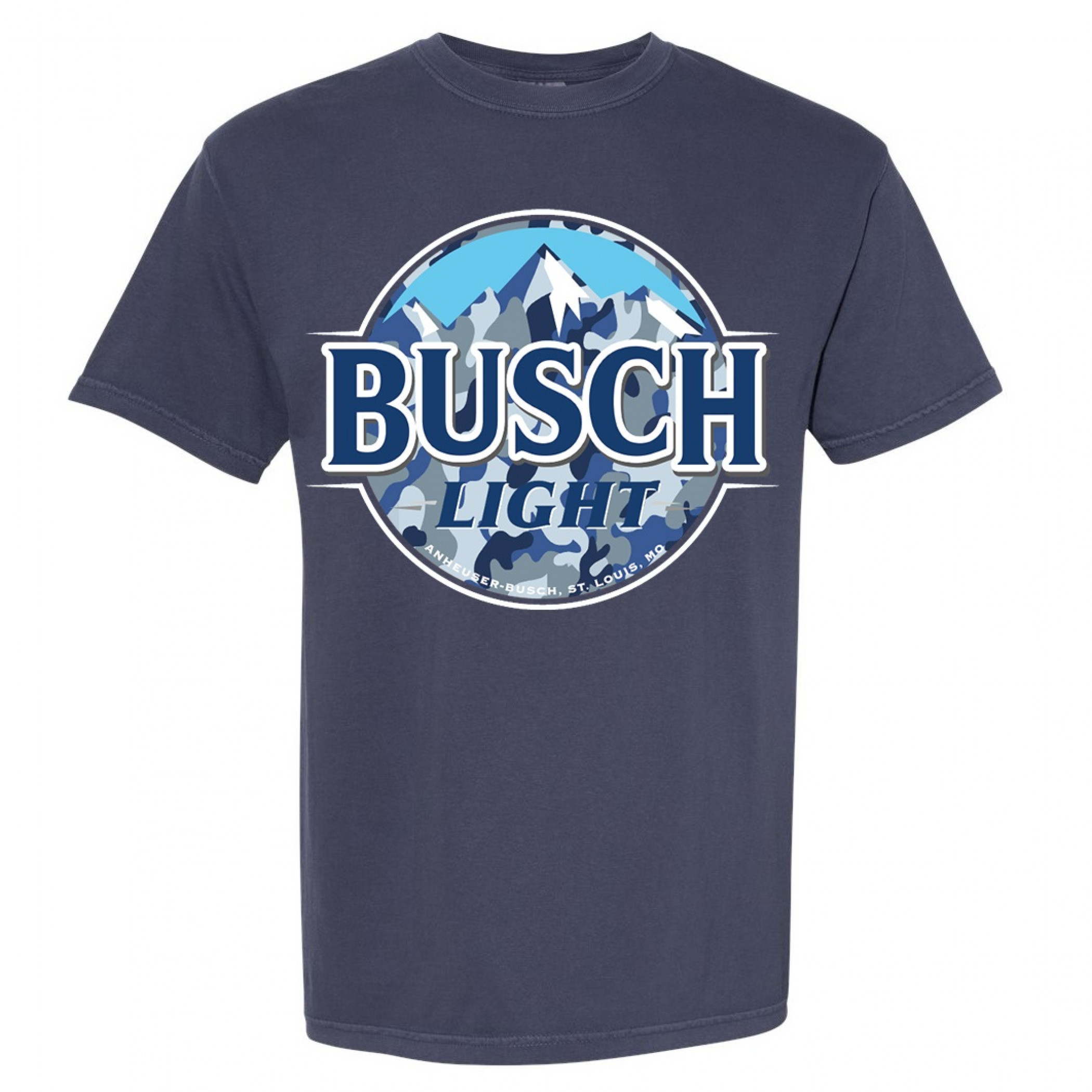 Busch Light Arctic Camo Logo T-Shirt